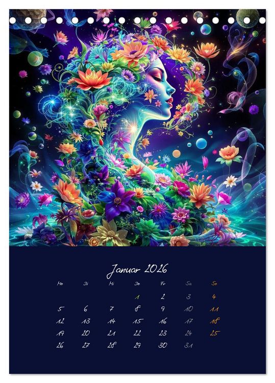Produktbild: Ikebana des Lichts (Tischkalender 2026 DIN A5 hoch), CALVENDO Monatskalender