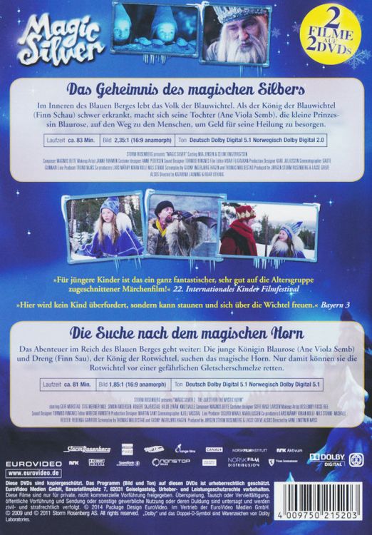 Produktbild: Magic Silver - Das Geheimnis des magischen Silbers/Die Suche nach dem magischen Horn [2 DVDs]