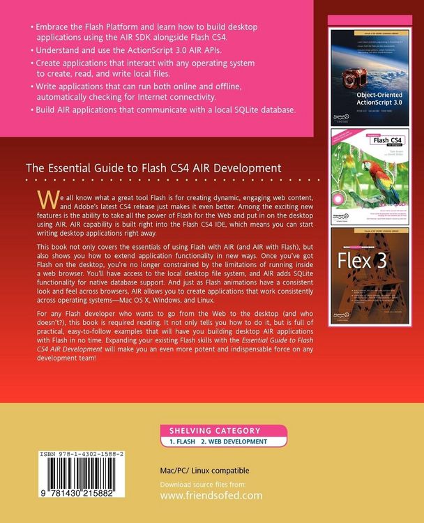 Produktbild: The Essential Guide to Flash CS4 AIR Development