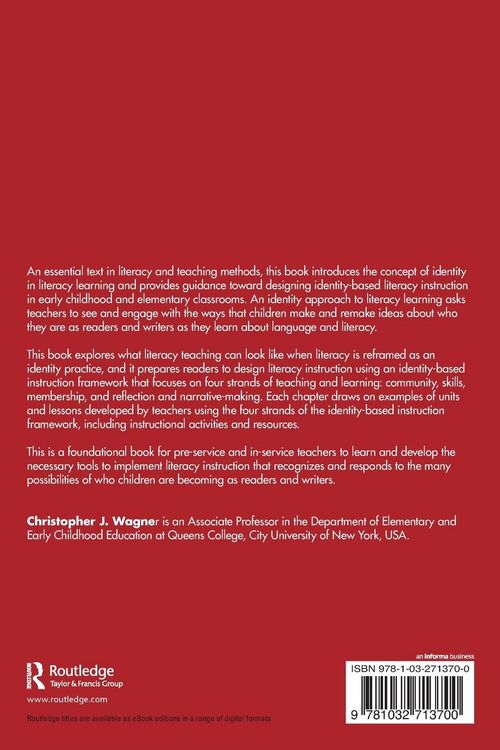 Produktbild: Identity-Based Literacy Instruction for Early Childhood and Elementary Classrooms