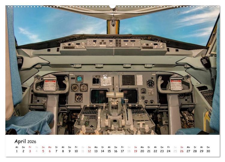 Produktbild: Flight deck - das beste B&uuml;ro (Wandkalender 2026 DIN A2 quer), CALVENDO Monatskalender