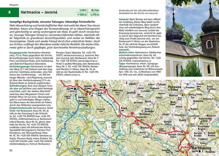 Produktbild: ROTHER Wanderf&uuml;hrer Tschechischer Goldsteig