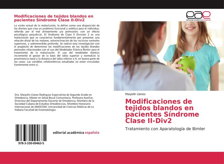 Produktbild: Modificaciones de tejidos blandos en pacientes S&iacute;ndrome Clase II-Div2