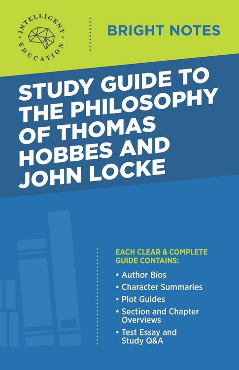 Produktbild: Study Guide to the Philosophy of Thomas Hobbes and John Locke