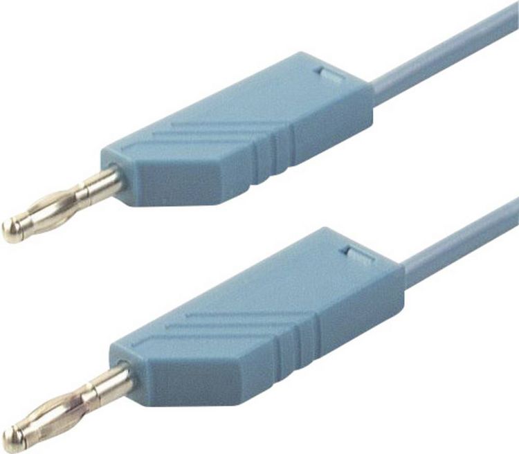 Produktbild: Hirschmann Test & Measurement CO MLN 150/2,5 Messleitung Lamellenstecker 4 mm Lamellenstecker 4 mm 1.50 m Blau 1 St.