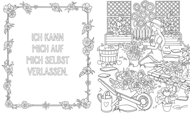 Produktbild: Flower moments &ndash; Traumhafte Bl&uuml;ten-Motive ausmalen und entspannen