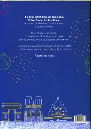 Produktbild: Les monuments de Paris &agrave; dessiner : en points &agrave; relier