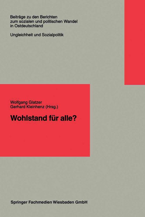 Produktbild: Wohlstand f&uuml;r alle?