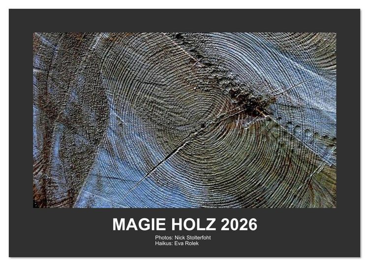 Produktbild: MAGIE HOLZ 2026 (Wandkalender 2026 DIN A3 quer), CALVENDO Monatskalender