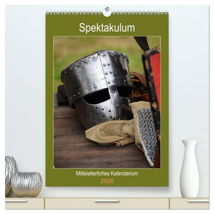 Produktbild: Spektakulum - Mittelalterliches Kalendarium (hochwertiger Premium Wandkalender 2026 DIN A2 hoch), Kunstdruck in Hochglanz