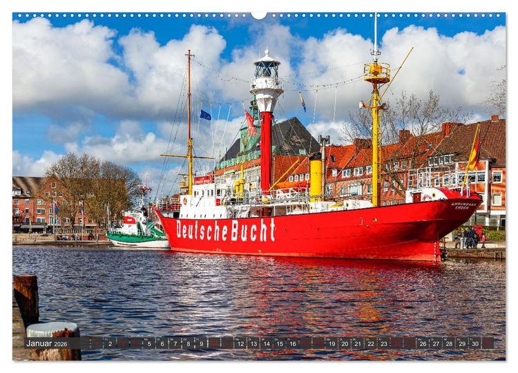Produktbild: Tour de Ostfriesland (hochwertiger Premium Wandkalender 2026 DIN A2 quer), Kunstdruck in Hochglanz