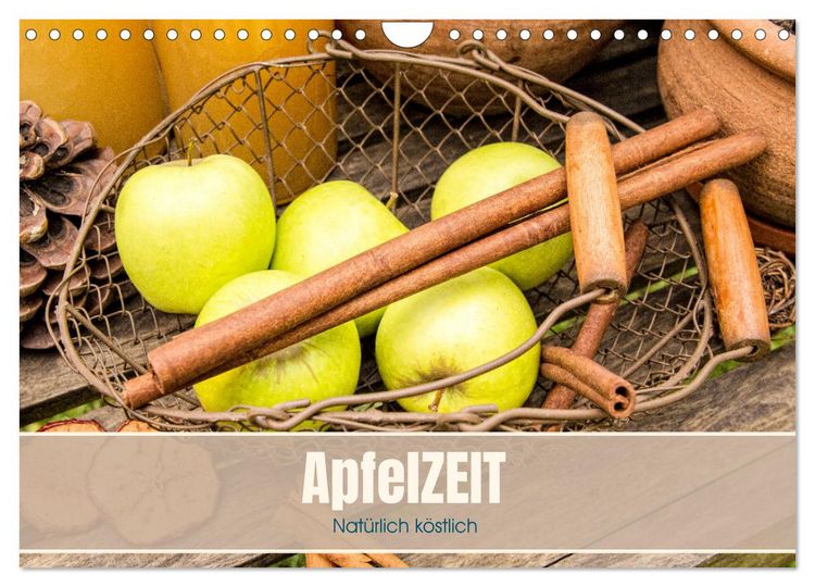 Produktbild: ApfelZEIT - Nat&uuml;rlich k&ouml;stlich (Wandkalender 2026 DIN A4 quer), CALVENDO Monatskalender