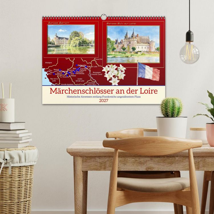 Produktbild: M&auml;rchenschl&ouml;sser an der Loire (Wandkalender 2027 DIN A3 quer), CALVENDO Monatskalender