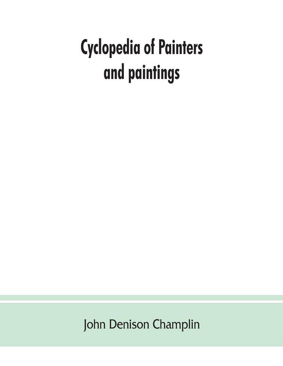 Produktbild: Cyclopedia of painters and paintings