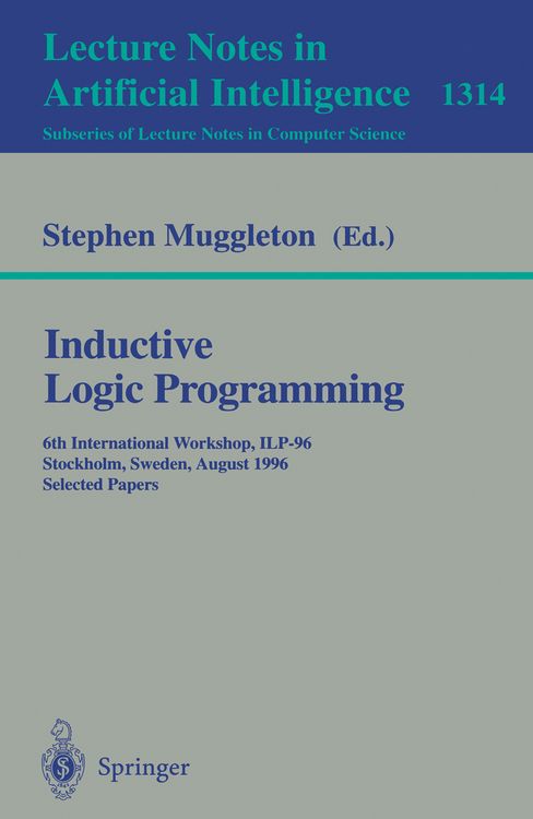 Produktbild: Inductive Logic Programming