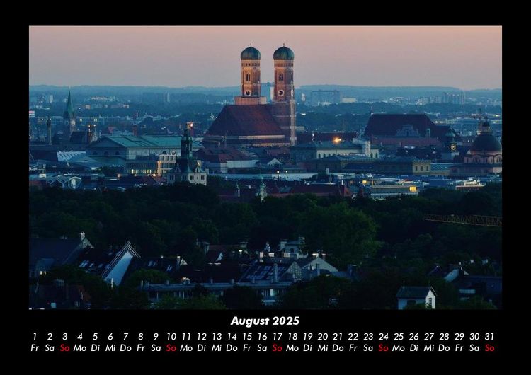 Produktbild: M&uuml;nchen 2025 Fotokalender DIN A3