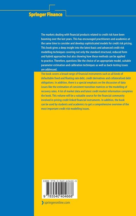 Produktbild: Credit Risk Pricing Models