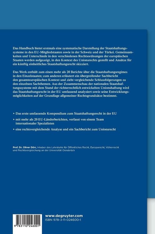 Produktbild: Staatshaftung in Europa