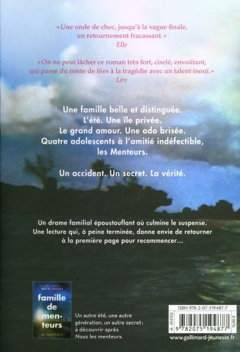 Produktbild: Nous, les menteurs