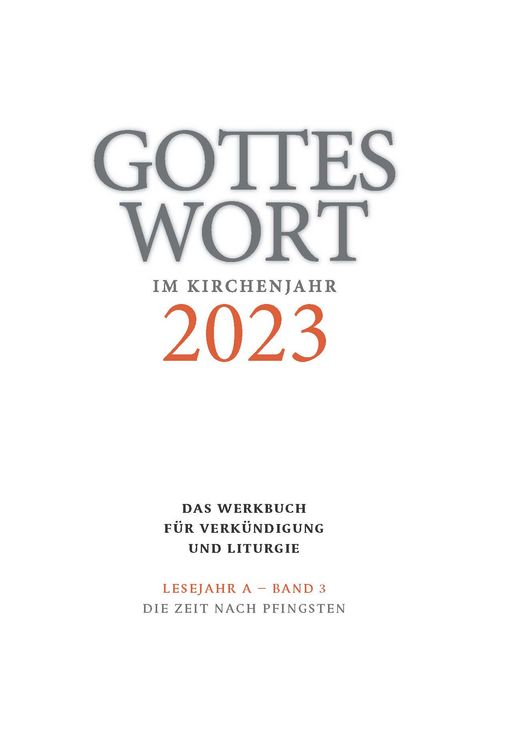Produktbild: Gottes Wort im Kirchenjahr