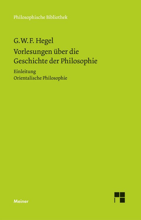 Produktbild: Vorlesungen &uuml;ber die Geschichte der Philosophie. Teil 1