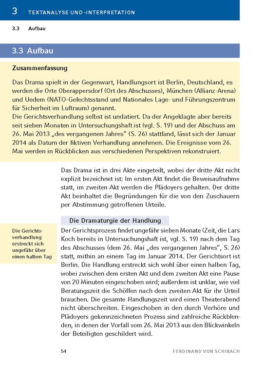 Terror Ferdinand Von Schirach Zusammenfassung Terror - Textanalyse und Interpretation von Ferdinand von Schirach