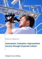 Produktbild: Assessment, Evaluation, Improvement: Success through Corporate Culture