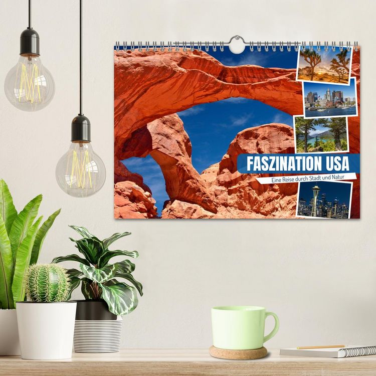 Produktbild: Faszination USA - Eine Reise durch Stadt und Natur (Wandkalender 2026 DIN A4 quer), CALVENDO Monatskalender