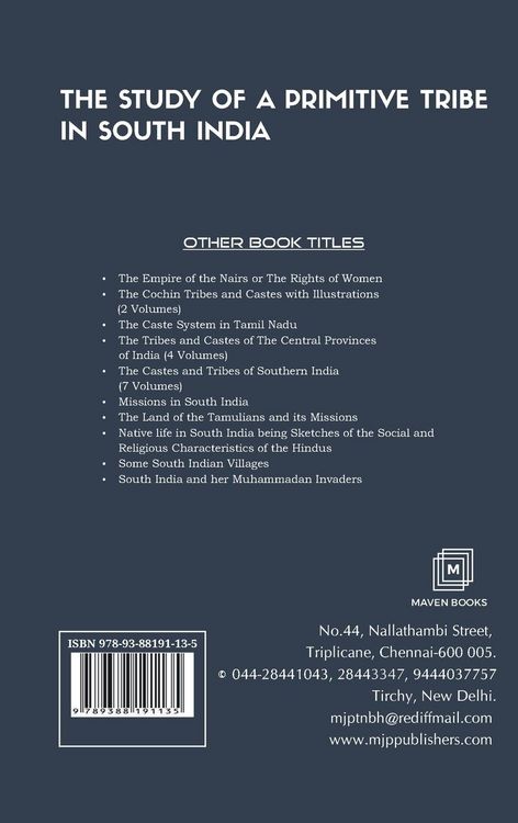Produktbild: The Study of the Primitive Tribe in South India