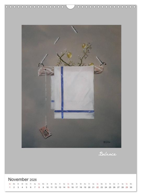 Produktbild: ART der Stille (Wandkalender 2026 DIN A3 hoch), CALVENDO Monatskalender
