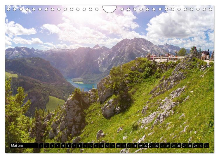 Produktbild: St. Bartholom&auml; und der K&ouml;nigssee (Wandkalender 2026 DIN A4 quer), CALVENDO Monatskalender