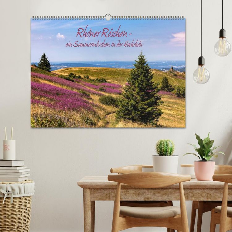 Produktbild: Rh&ouml;ner R&ouml;schen - ein Sommerm&auml;rchen in der Hochrh&ouml;n (Wandkalender 2026 DIN A2 quer), CALVENDO Monatskalender