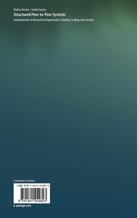 Produktbild: Structured Peer-to-Peer Systems