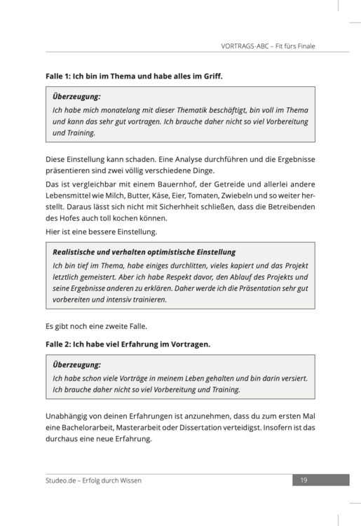 Produktbild: Vortrags-ABC &ndash; Fit f&uuml;rs Finale