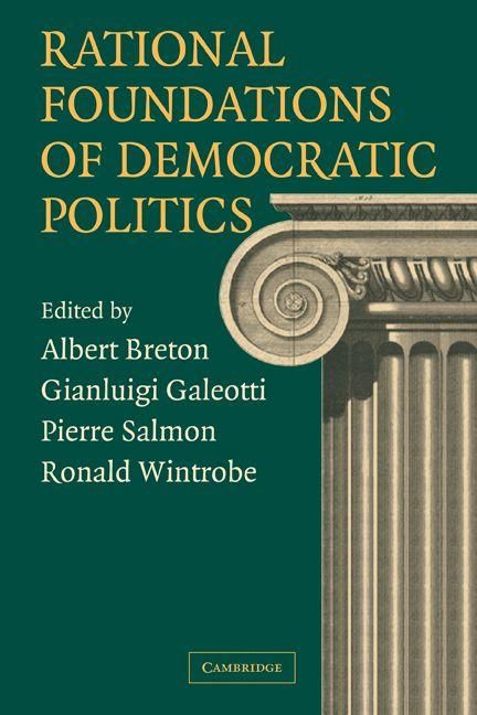 Produktbild: Rational Foundations of Democratic Politics