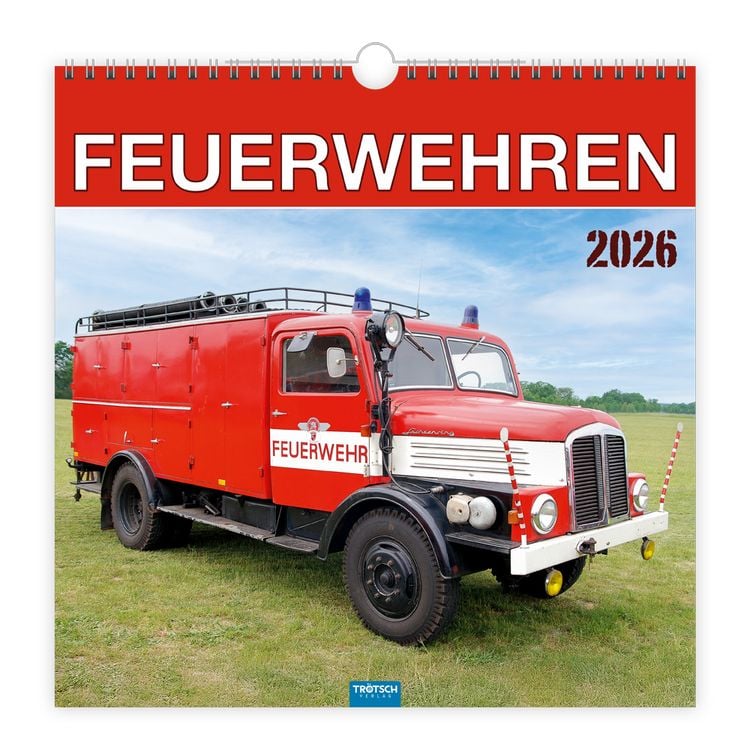 Produktbild: Trötsch Technikkalender Feuerwehren 2026