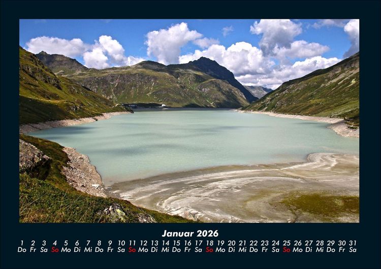 Produktbild: Bergige Welten 2026 Fotokalender DIN A4