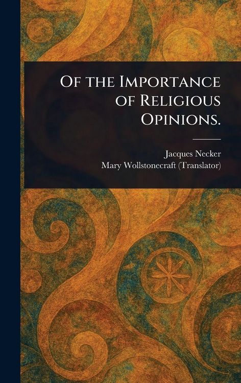 Produktbild: Of the Importance of Religious Opinions.
