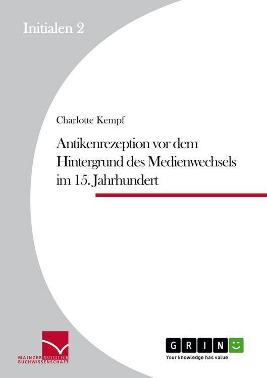Produktbild: Antikenrezeption vor dem Hintergrund des Medienwechsels im 15. Jahrhundert