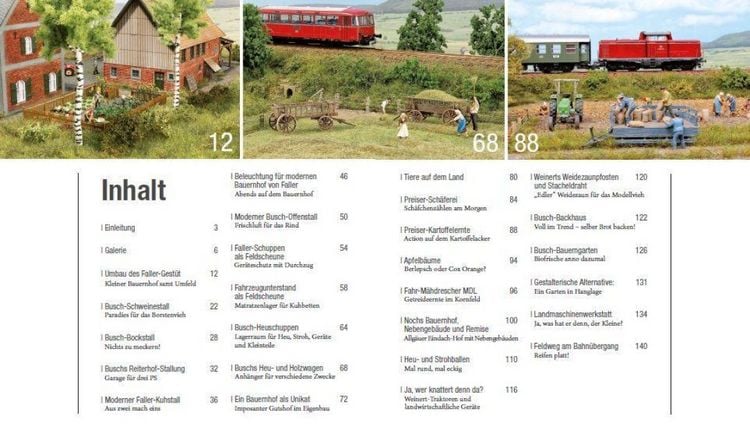Produktbild: Modellbahnbau in Perfektion: Landwirtschaft und Bauernh&ouml;fe