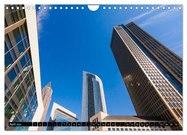 Produktbild: FRANKFURT Impressionen aus Mainhattan (Wandkalender 2026 DIN A4 quer), CALVENDO Monatskalender