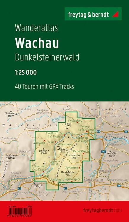 Produktbild: Freytag & berndt Wanderatlas Wachau - Dunkelsteinerwald 1:25.000
