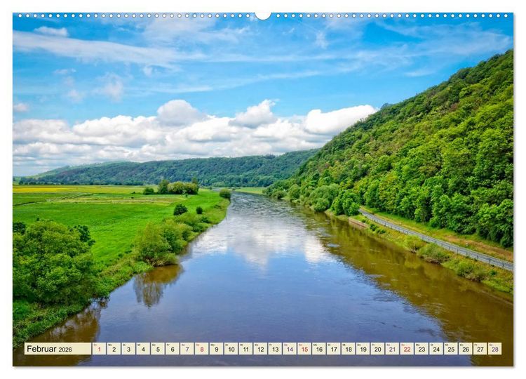 Produktbild: Bodenwerder - entz&uuml;ckende M&uuml;nchhausen-Stadt an der Oberweser (Wandkalender 2026 DIN A2 quer), CALVENDO Monatskalender