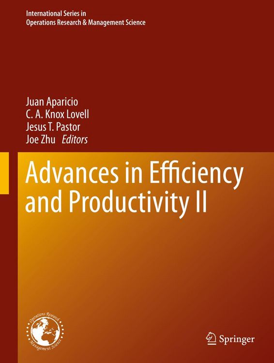 Produktbild: Advances in Efficiency and Productivity II
