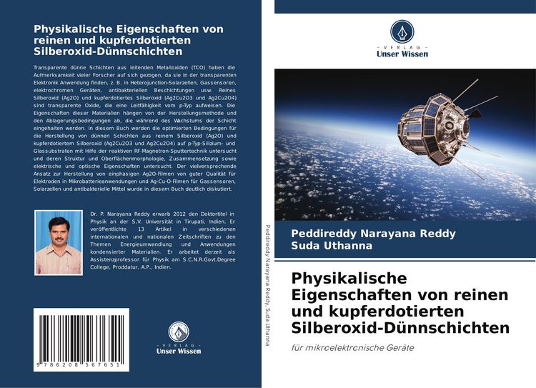 Produktbild: Physikalische Eigenschaften von reinen und kupferdotierten Silberoxid-D&uuml;nnschichten