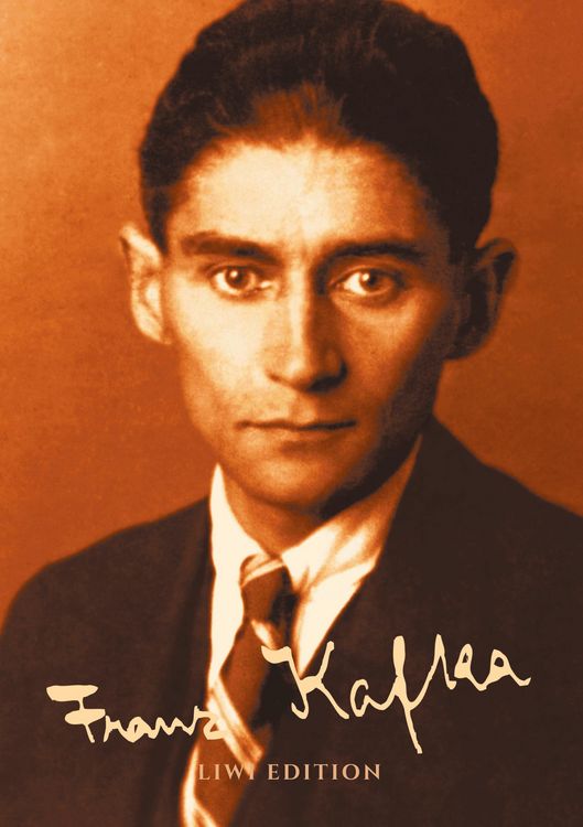 Produktbild: Notizbuch f&uuml;r Autoren - sch&ouml;n gestaltet mit Leseband - A5 Hardcover liniert - "Franz Kafka" - 100 Seiten 90g/m