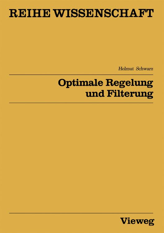 Produktbild: Optimale Regelung und Filterung