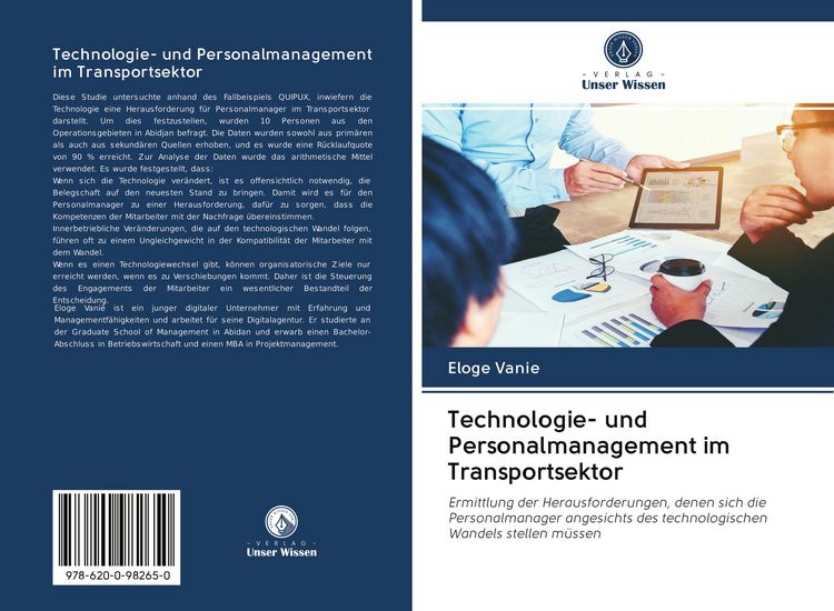 Produktbild: Technologie- und Personalmanagement im Transportsektor