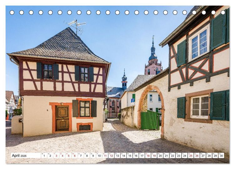 Produktbild: Historisches Eltville (Tischkalender 2026 DIN A5 quer), CALVENDO Monatskalender