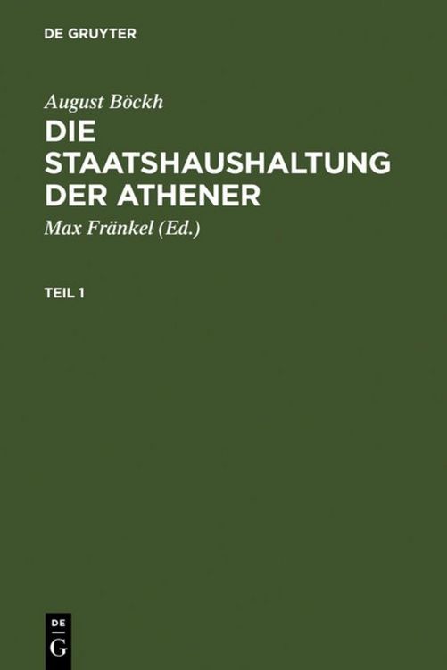 Produktbild: Die Staatshaushaltung der Athener